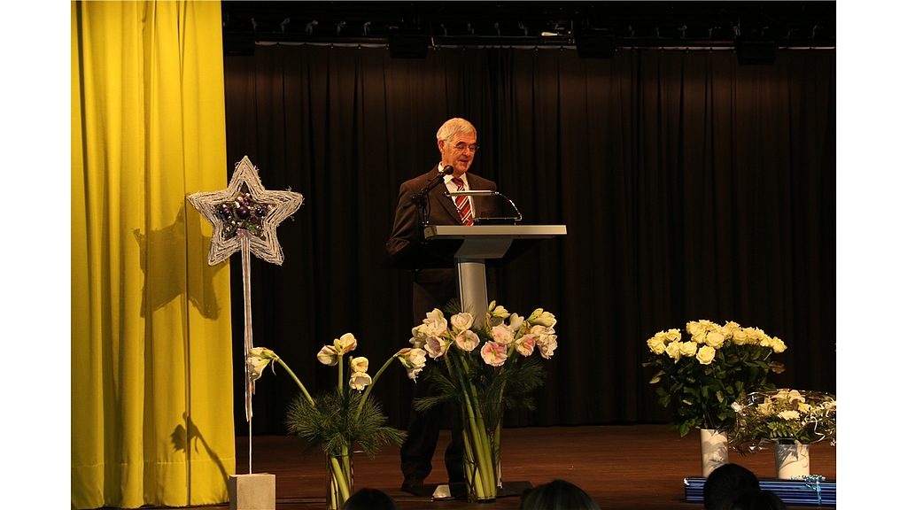 Hielt die Festansprache: Giusep Nay, alt Bundesgerichtspräsident. 